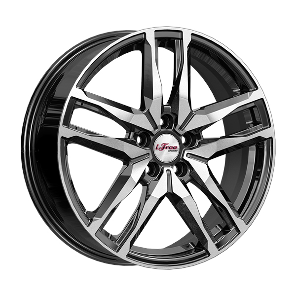 диски IFREE БОМБЕЙ 6,5xR18 5x114,3 66,6 37 Блэк-Джек